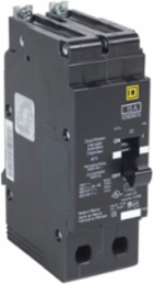 Mini Circuit Breaker 20A, 2 Poles, 600Y/347 VAC, 65 kA Max, Bolt-On