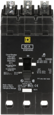 Mini Circuit Breaker E-Frame 90A 3 Pole 480Y/277V 65kA Bolt-On