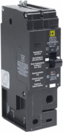 Mini Circuit Breaker 50A 1 Pole 277V AC Bolt-On 30mA Ground Fault