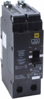 Mini Circuit Breaker 25A, 2 Pole, 480Y/277 VAC, 100 kA Max