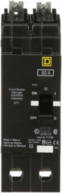 Mini Circuit Breaker 60A 2 Pole 480Y/277VAC Bolt-On