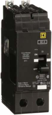Mini Circuit Breaker 60A 2 Pole 480Y/277VAC Bolt-On