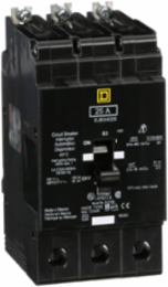 Mini Circuit Breaker 25A 3 Pole 480Y/277VAC Bolt-On