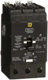 Mini Circuit Breaker 125A, 3 Pole, 480Y/277V, 100kA max, Bolt-On