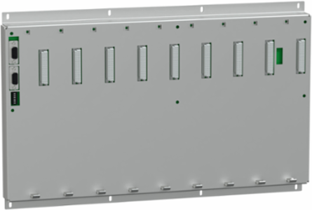 backplane PowerLogic BP260/N9 wall-mount T500 internal bus with 9 slots for hot-swappable modules