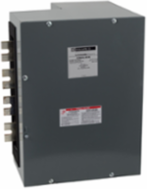 Meter accessory, EZ Meter-Pak, bus outside corner section, 1200A bus, 3 phase, 4 wire, Cu, 6.2in W