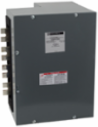Meter accessory, EZ Meter-Pak, bus outside corner section, 1200A bus, 3 phase, 4 wire, Cu, 6.2in W