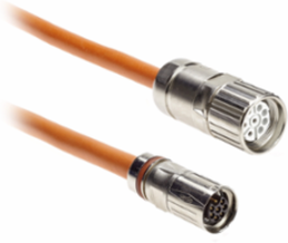 Shielded Power Cable 2 Meter with M17 & P30 Connectors