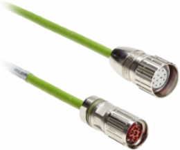 Encoder Cable 3 Meter, M17 to M23, Shielded, Metal Connectors