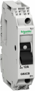 TeSys GB2 Circuit Breaker, 1 Pole, 3A, IP20, Thermal-Magnetic, DIN Rail Mounted