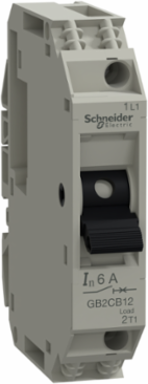 TeSys GB2 Circuit Breaker 1P 6A Thermal-Magnetic DIN Rail Mounted