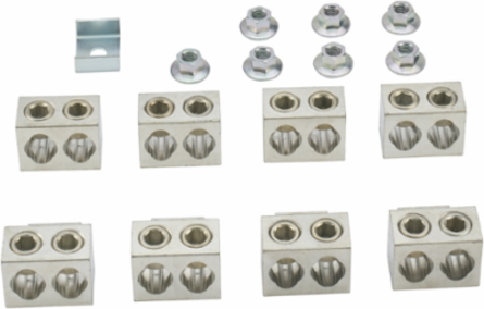 Safety Switch Lug Kit, 400A/600A, Qty 8, Halogen Free, AWG 1/0-600 Kcmil
