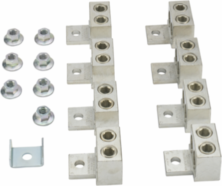 Safety Switch Lug Kit, 400A/600A, Qty 8, Halogen Free, AWG 1/0-600 Kcmil