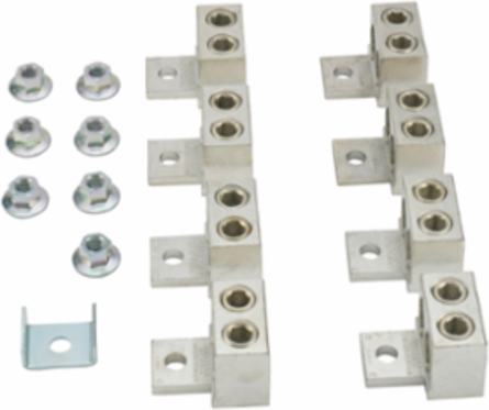 Safety Switch Lug Kit, 400A/600A, Qty 8, Halogen Free, AWG 1/0-600 Kcmil