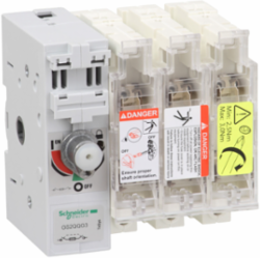 TeSys GS Switch Disconnector Fuse, 3P, 400A, Size 2, 50kA