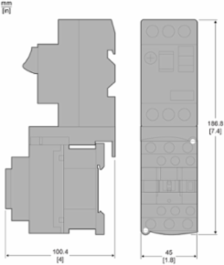 TeSys Deca Combination Block, 32A, Set of 10, 3 Poles