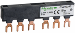 Linergy FT Comb Busbar, 63A, 2 Tap-Offs, 45mm Pitch