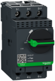TeSys Deca Motor Circuit Breaker 2.5A 3P Magnetic with Rotary Handle