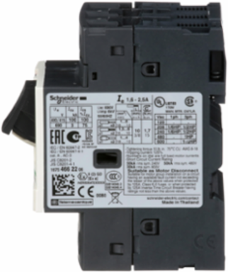 TeSys Deca Motor Circuit Breaker, 3P, 1.6-2.5A, Thermal-Magnetic