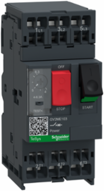 TeSys Deca Motor Circuit Breaker, 3P, 4-6.3A, Thermal-Magnetic, IP20