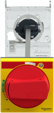 Extended Rotary Handle Kit, IP65, Red Handle, 189-300 mm Distance