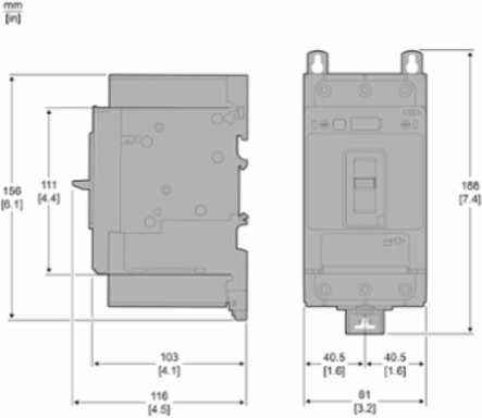 TeSys GV4 Motor Circuit Breaker 80A 3P Thermal Magnetic Protection