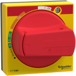 Rotary Handle TeSys IP54 Red/Yellow with Padlock and Trip Indication