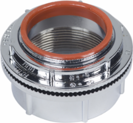 Watertight Hub Accessory, 2 Inch, Chrome Plated, UL Listed