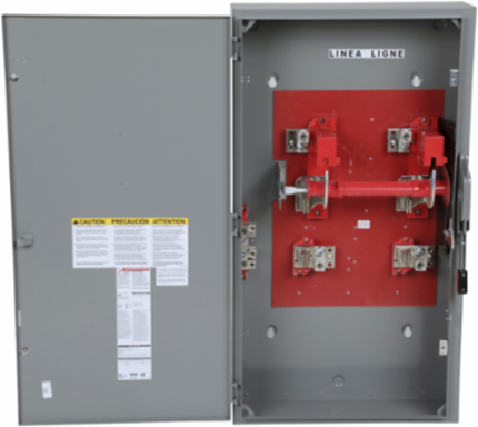 Heavy Duty Safety Switch, 400A, 2 Pole, Fusible Disconnect, NEMA 1