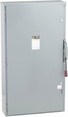 Heavy Duty Safety Switch 400A 2 Pole 1 Neutral 125hp NEMA 3R