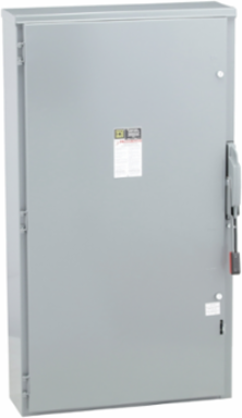 Heavy Duty Safety Switch 400A 2 Pole 1 Neutral 125hp NEMA 3R