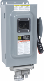 Heavy Duty Fusible Safety Switch, 30A 600V, 3 Poles, NEMA 12K