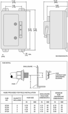Heavy Duty Fusible Safety Switch, 30A, 3-Pole, NEMA 4X
