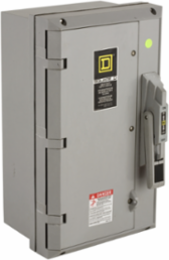 Heavy Duty Fusible Disconnect Switch 30A 3P NEMA 4X, 600V AC/DC