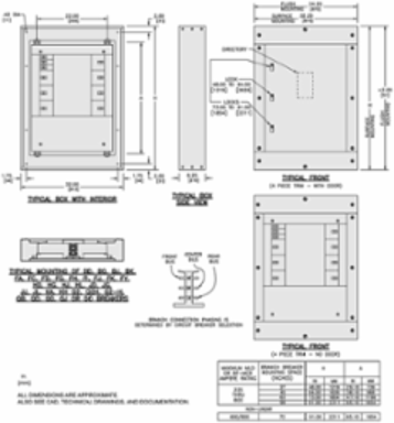 I-Line Panelboard HCM, 32 Inch W x 73 Inch H x 8.25 Inch D, 225-800A NEMA 1