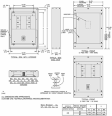 I-Line Panelboard, 32 Inch W x 73 Inch H x 9.5 Inch D, 600-800A, NEMA 1