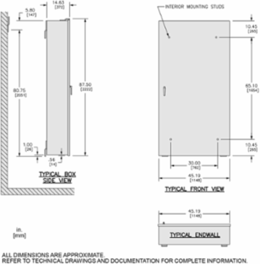 I-Line Panelboard, 44 Inch x 86 Inch x 14.5 Inch, 1200 A, NEMA 3R/12