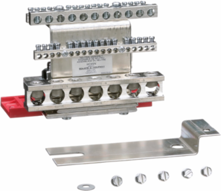 Neutral lug kit, I-Line panelboard, HCJ, 800A, aluminum neutral bar, copper neutral plate and riser