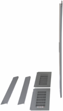 I-Line Panelboard Trim Front, 44-1/4 Inch W x 86 Inch H, Surface Mount, Green Premium