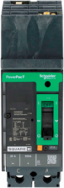 PowerPacT H Circuit Breaker 20A 2P 600VAC 14kA Thermal-Magnetic