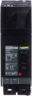 PowerPact H Circuit Breaker 30A 2 Pole 600VAC 25kA Thermal-Magnetic