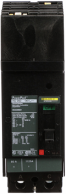 PowerPact H Circuit Breaker 60A 2 Pole 600VAC 14kA Thermal Magnetic