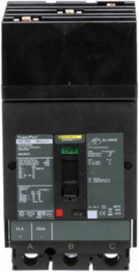 PowerPact H Circuit Breaker, 15A, 3 Pole, 600V, Thermal Magnetic, 25kA