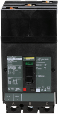 PowerPact H Circuit Breaker, 20A, 3 Pole, 600VAC, Thermal Magnetic, 25kA