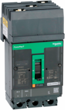 PowerPact H Circuit Breaker, 25A, 3 Pole, 600VAC, 14kA, Thermal-Magnetic