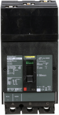 PowerPact H Circuit Breaker, 45A, 3 Pole, 600VAC, 14kA, Thermal-Magnetic