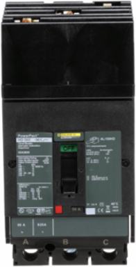 PowerPact H Circuit Breaker 50A 3-Pole 600VAC 14kA Thermal-Magnetic