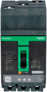 PowerPact H Circuit Breaker, 60A, 3 Pole, 14kA, I-Line, Micrologic 3.2