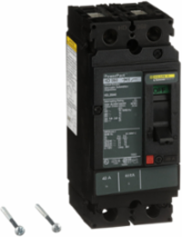 PowerPact H Circuit Breaker, 40A, 2 Pole, 600VAC, 14kA, Thermal-Magnetic, Lug