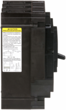 PowerPact H Circuit Breaker, 40A, 3 Pole, 600VAC, Thermal-Magnetic, 14kA